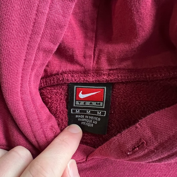 Vintage Nike Center Swoosh Florida Seminoles Red Hoodie - Picture 4 of 5